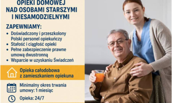 Opieka Seniora Całodobowa w Domu - Zamów Opiekunkę Białystok