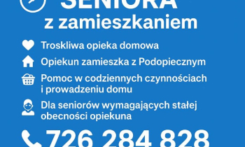 Całodobowa opieka SENIORA z zamieszkaniem - cała Polska