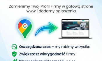 Zamienimy wizytówkę Google w stronę internetową