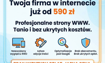 Strona internetowa już od 590 zł - BEZ PRZEPŁACANIA!