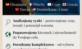 Nieruchomości za granicą - bez prowizji, zakup od dewelopera
