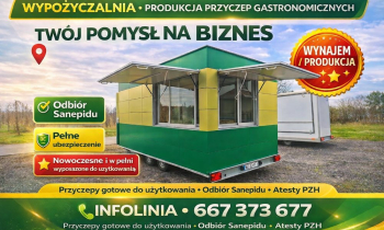 Wypożyczalnia - produkcja przyczep gastronomicznych